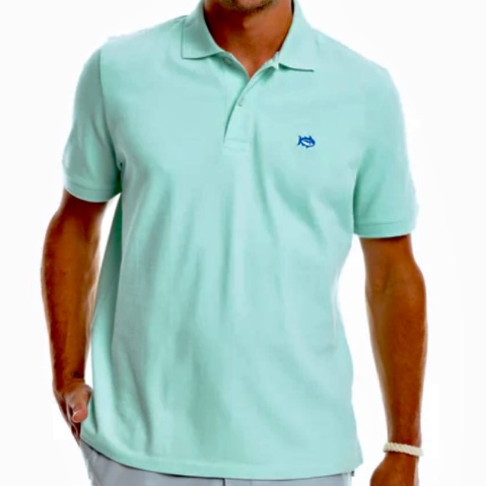 Vineyard Vines Skipjack Cotton Polo Shirt Mens L